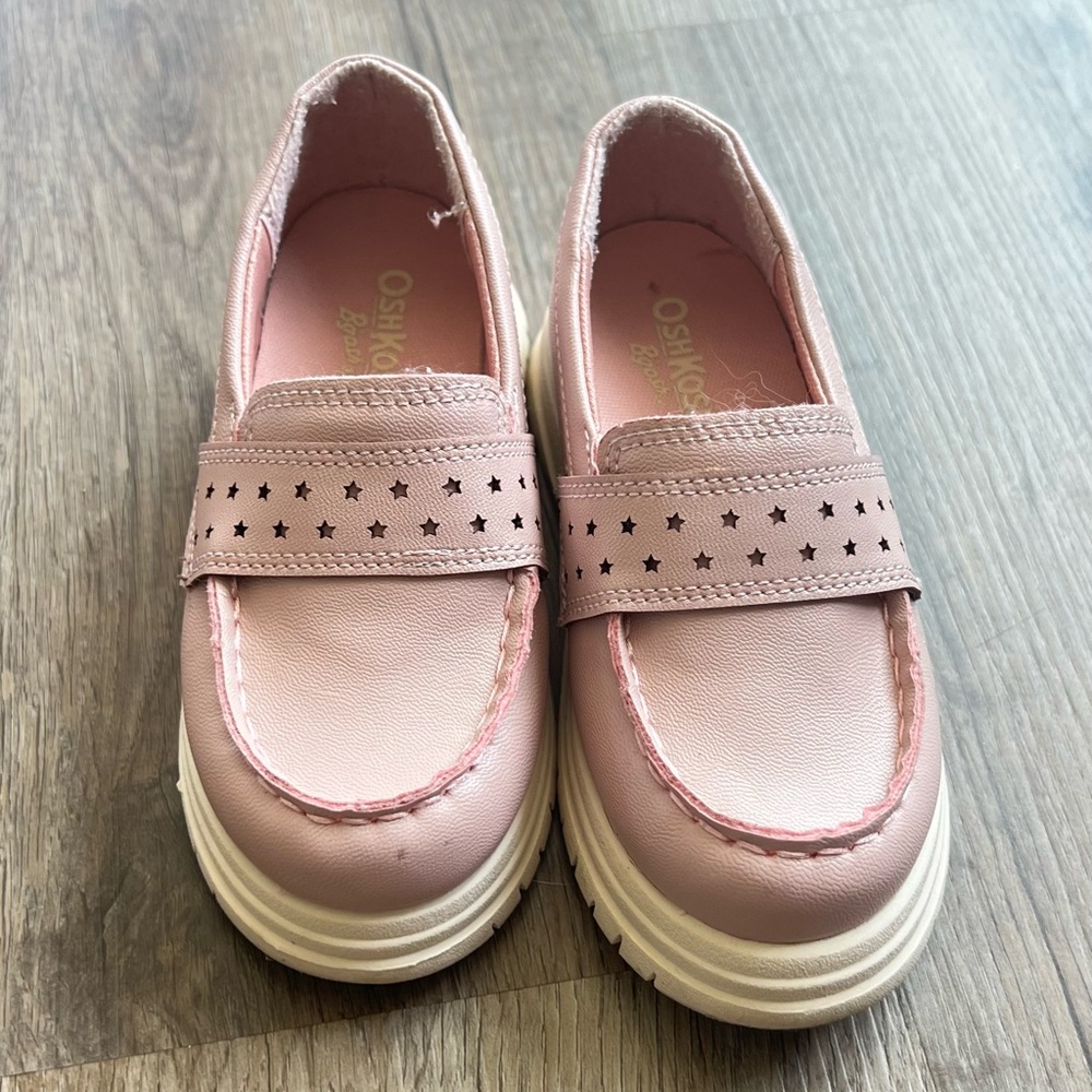 OshKosh B'gosh Pink Moccasin Shoes Casual Comfort